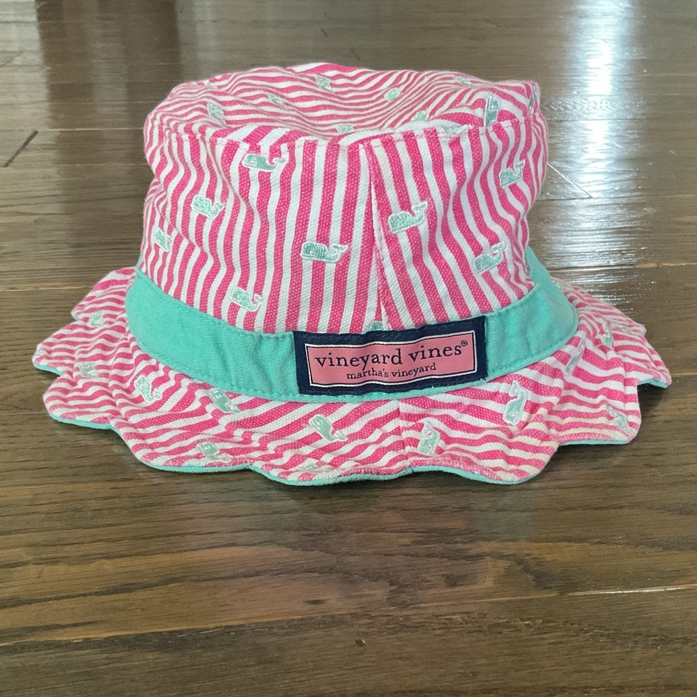 Vineyard Vines Striped Reversible Bucket Hat